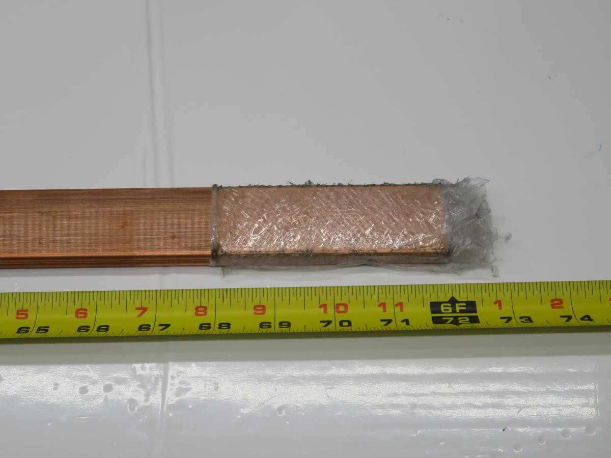 LOT OF 2 R9029 COPPER BAR RAW MATERIAL 3/16X 1.5 CU BAR T231562 - INDUSTRIAL PARTS