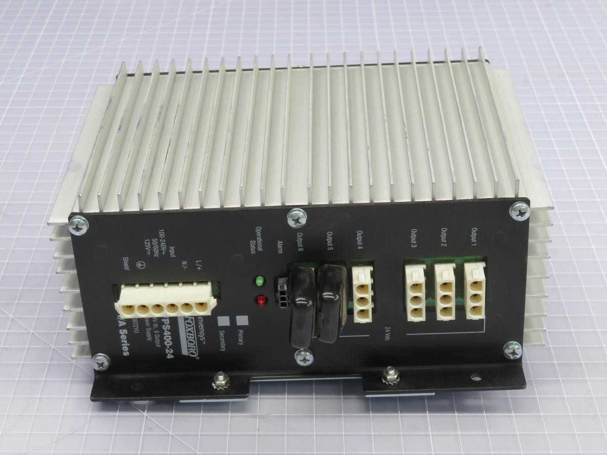 FOXBORO FPS400-24 I/A SERIES POWER SUPPLY T212073 - POWER SUPPLIES