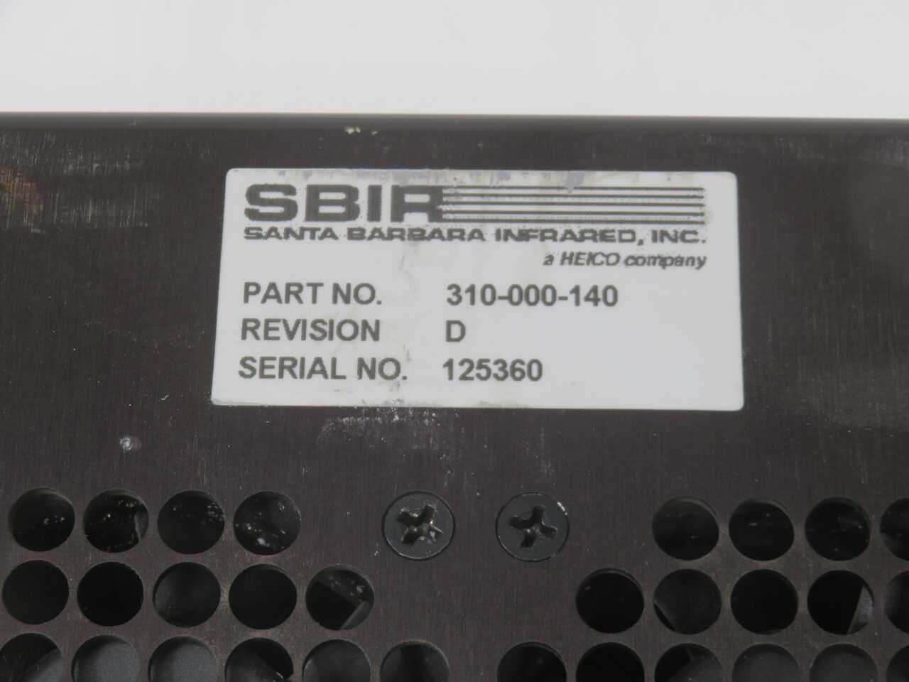 Santa Barbara Infrared 310-000-140 Scene Projector/Emitter Unit - ELECTRICAL TESTING EQUIPMENT