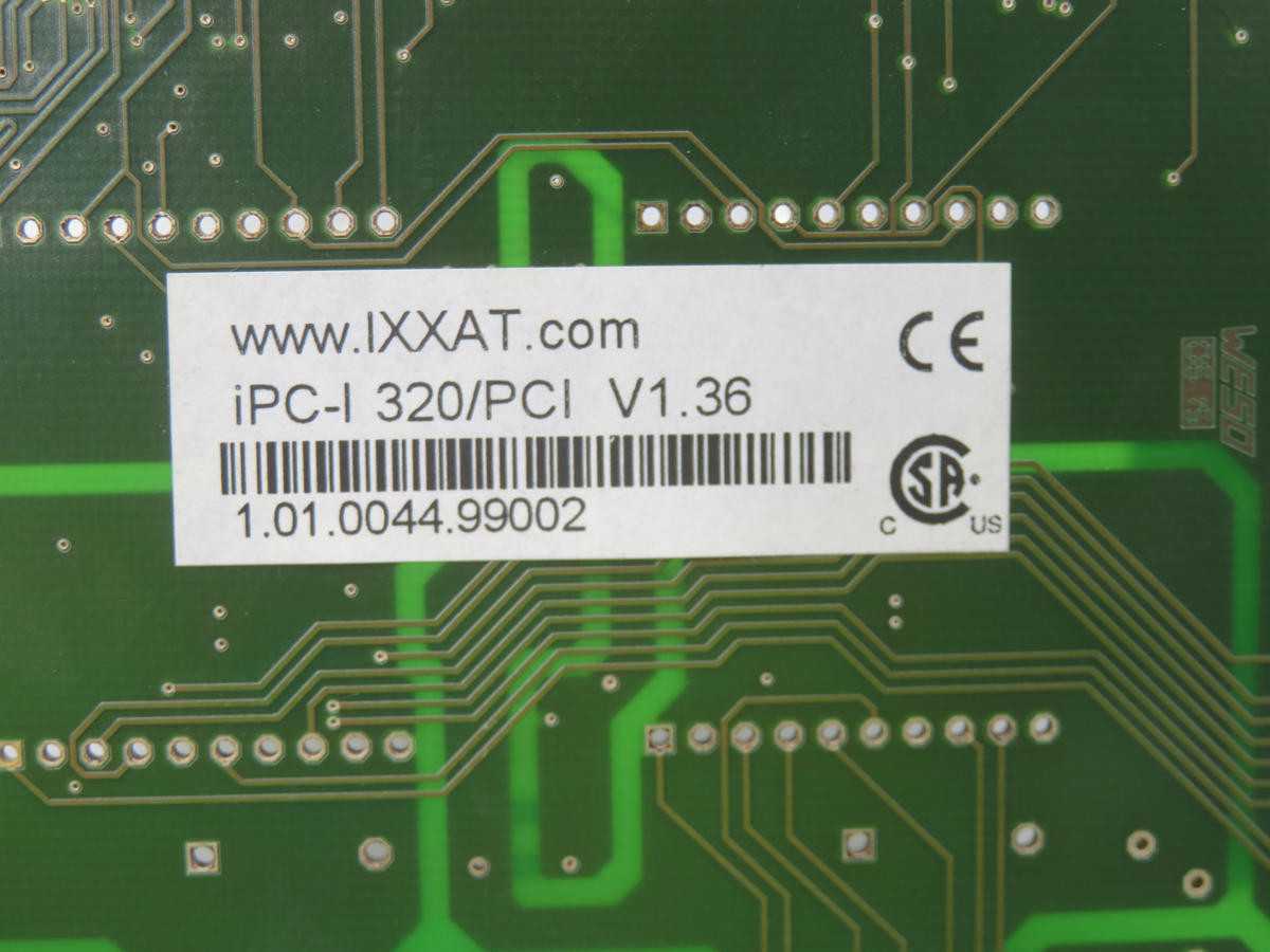 IXXAT IPC-I 320/PCI PC/CAN INTERFACE CIRCUIT BOARD T239620 - PCB CIRCUIT BOARDS