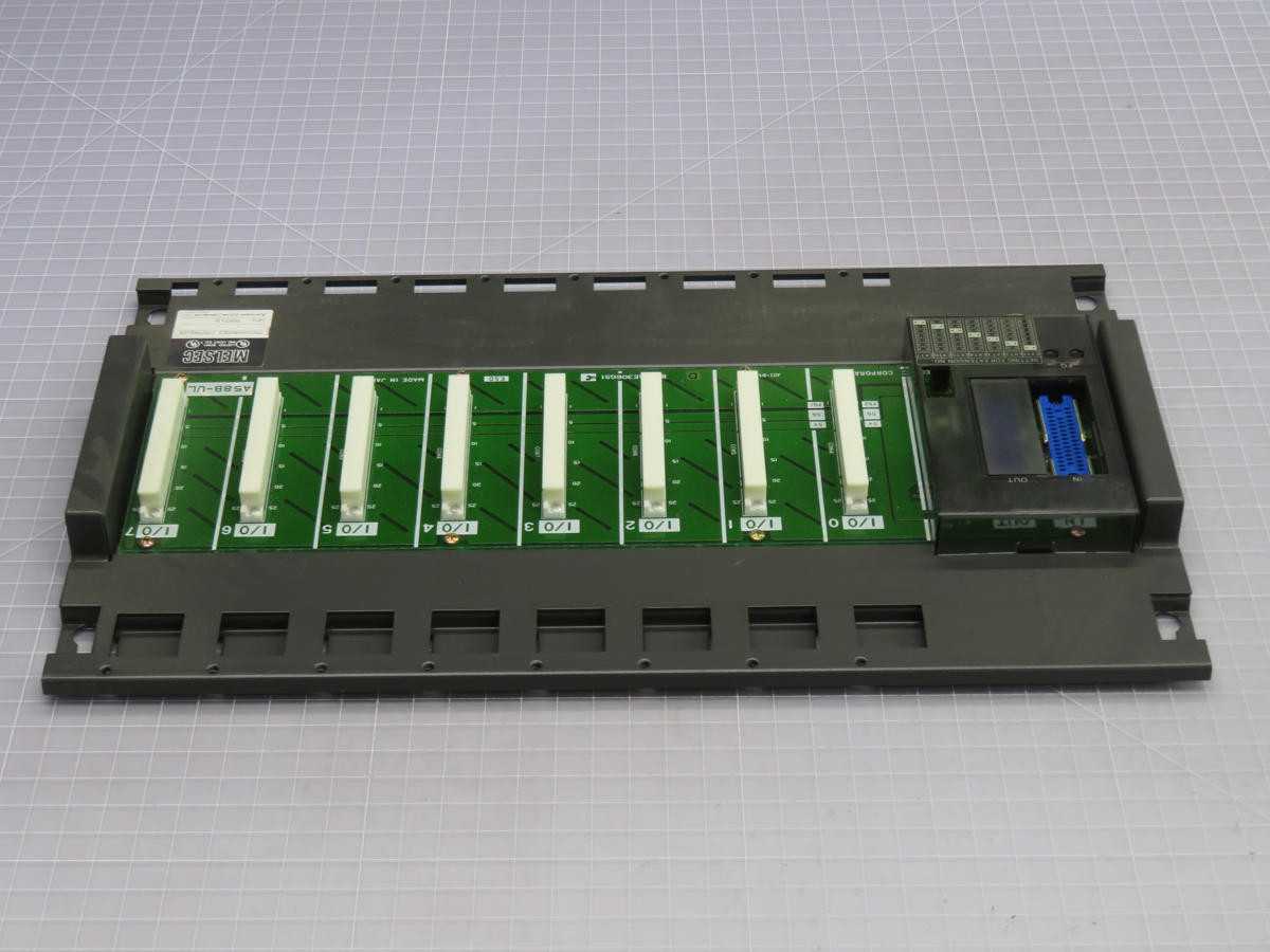 MITSUBISHI A58BL-UL PLC RACK CPU BASE UNIT T233021 - PLC MODULES