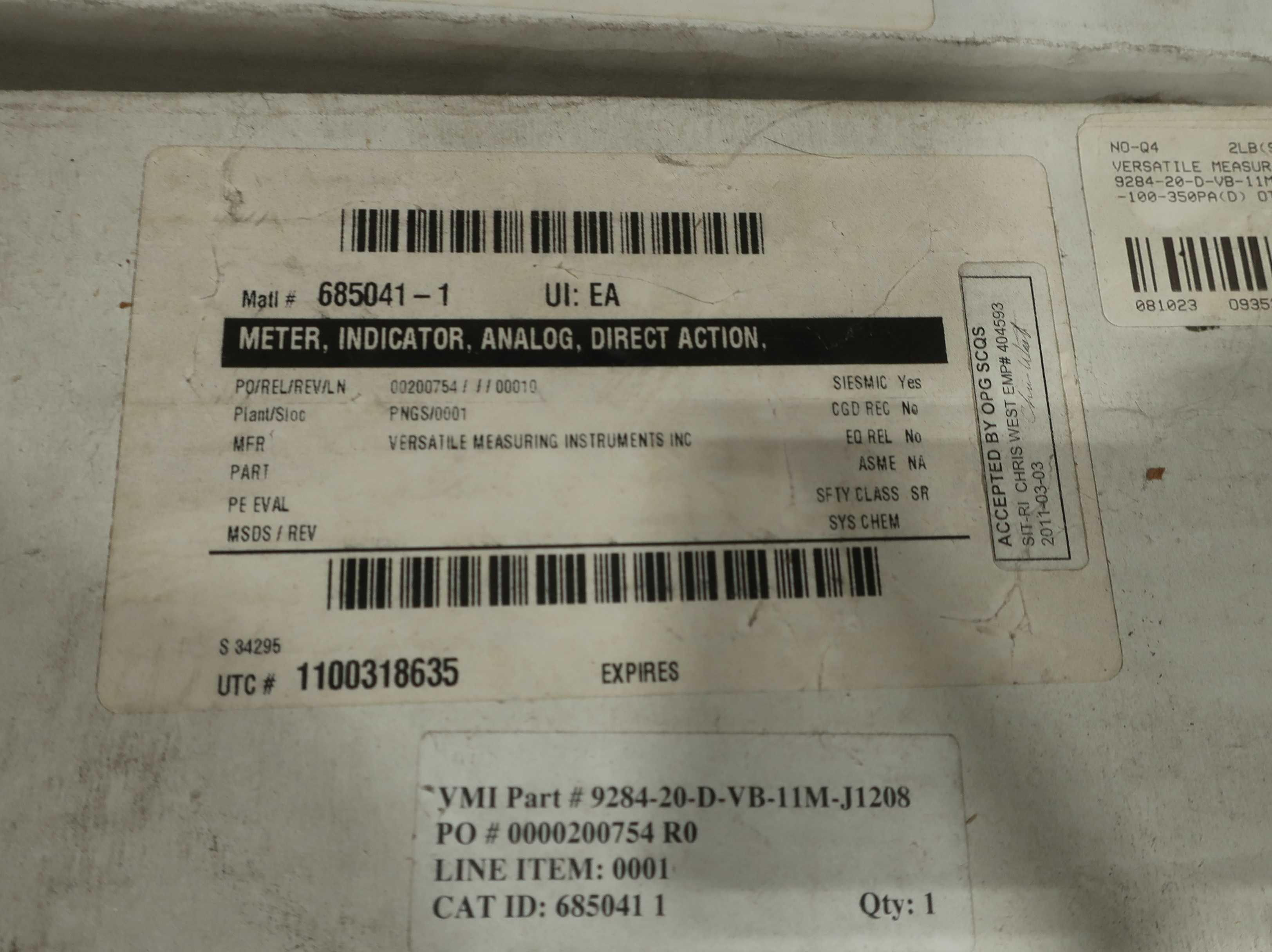 SKU 1775579 - 2 PALLETS OF ASSORTED PANEL METERS - PANEL METERS