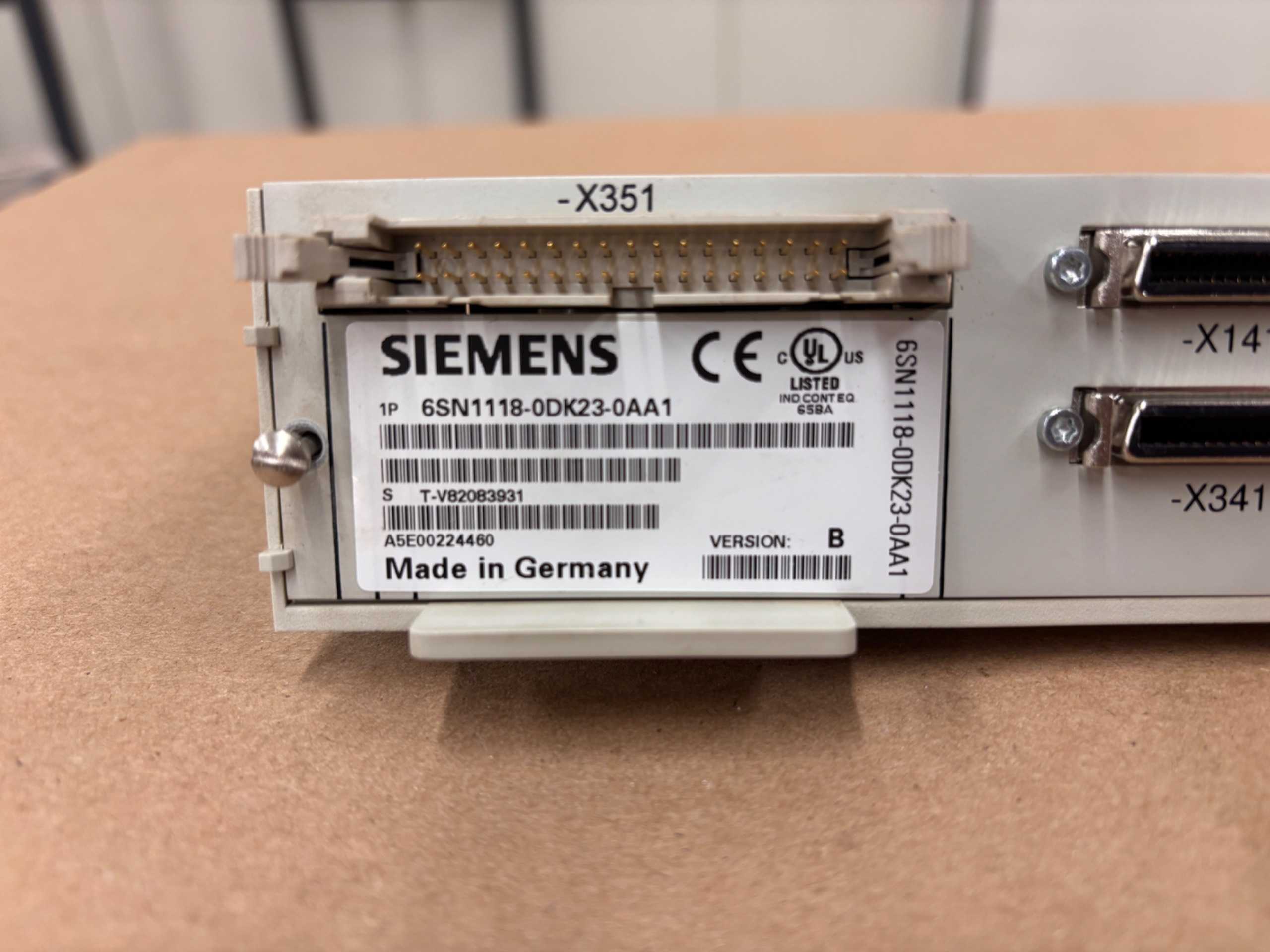 2007 SIEMENS 6SN1118-0DK23-0AA1 SIMODRIVE 611 DIGITAL CONTROL LOOP BLOCK PERFORMANCE MODULE - SERVO DRIVES