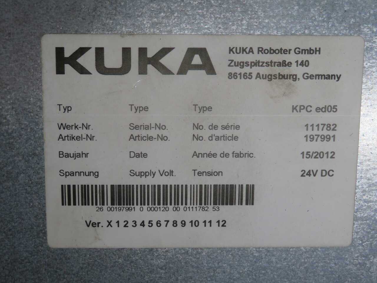 KUKA KPC ED05 197991 INDUSTRIAL COMPUTER T272352 - AUTOMATION & CONTROLS