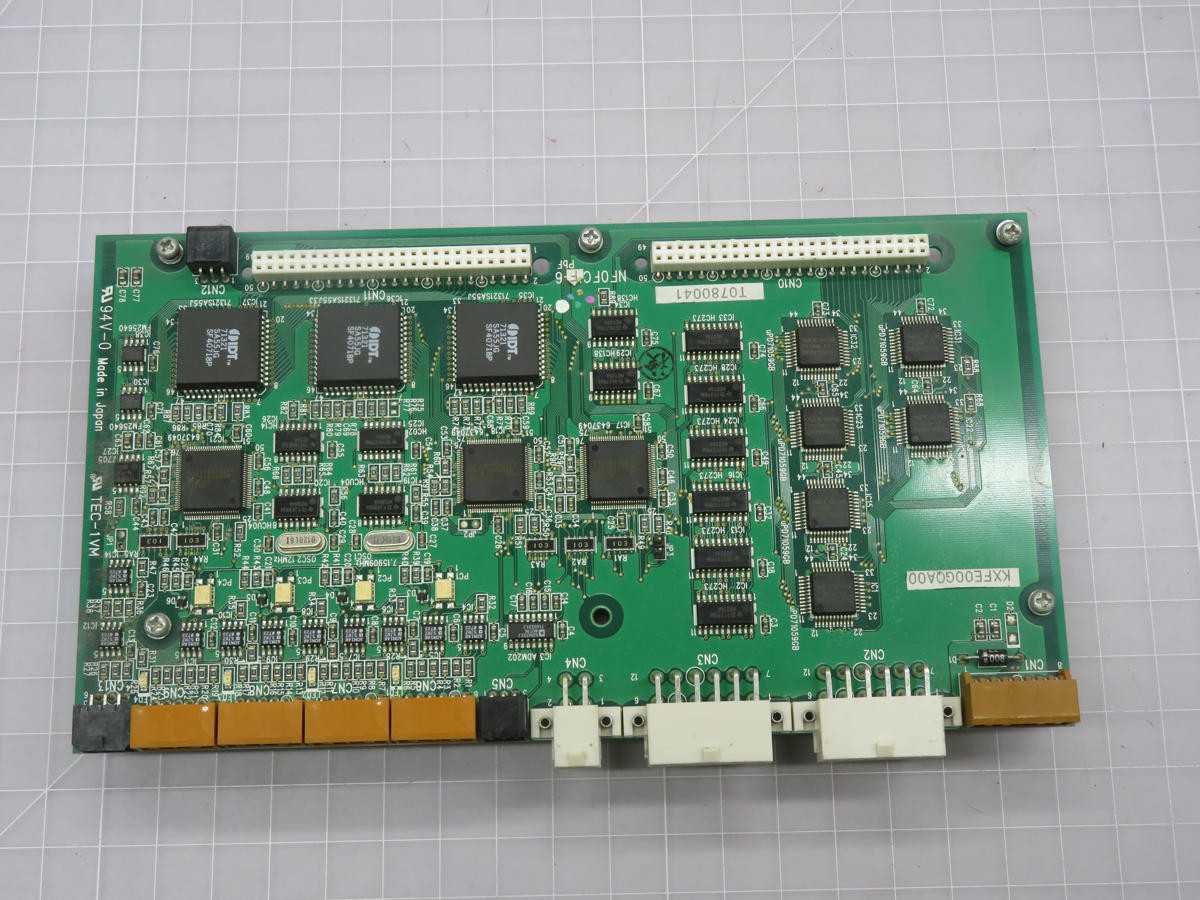 PANASONIC KXFE00GQA00 CIRCUIT BOARD T221369 - OPERATOR CONTROLS