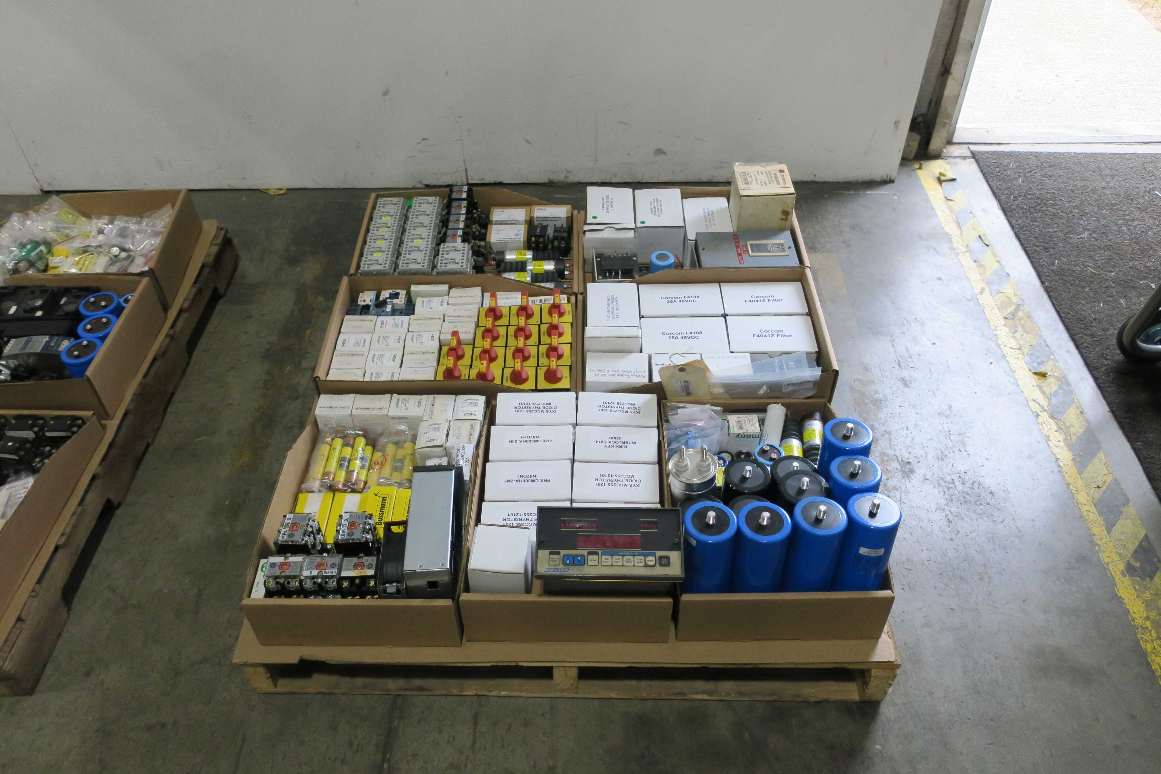 SKU 1784654 - 2 PALLETS OF ASSORTED ELECTRICAL COMPONENTS - ELECTRICAL COMPONENTS