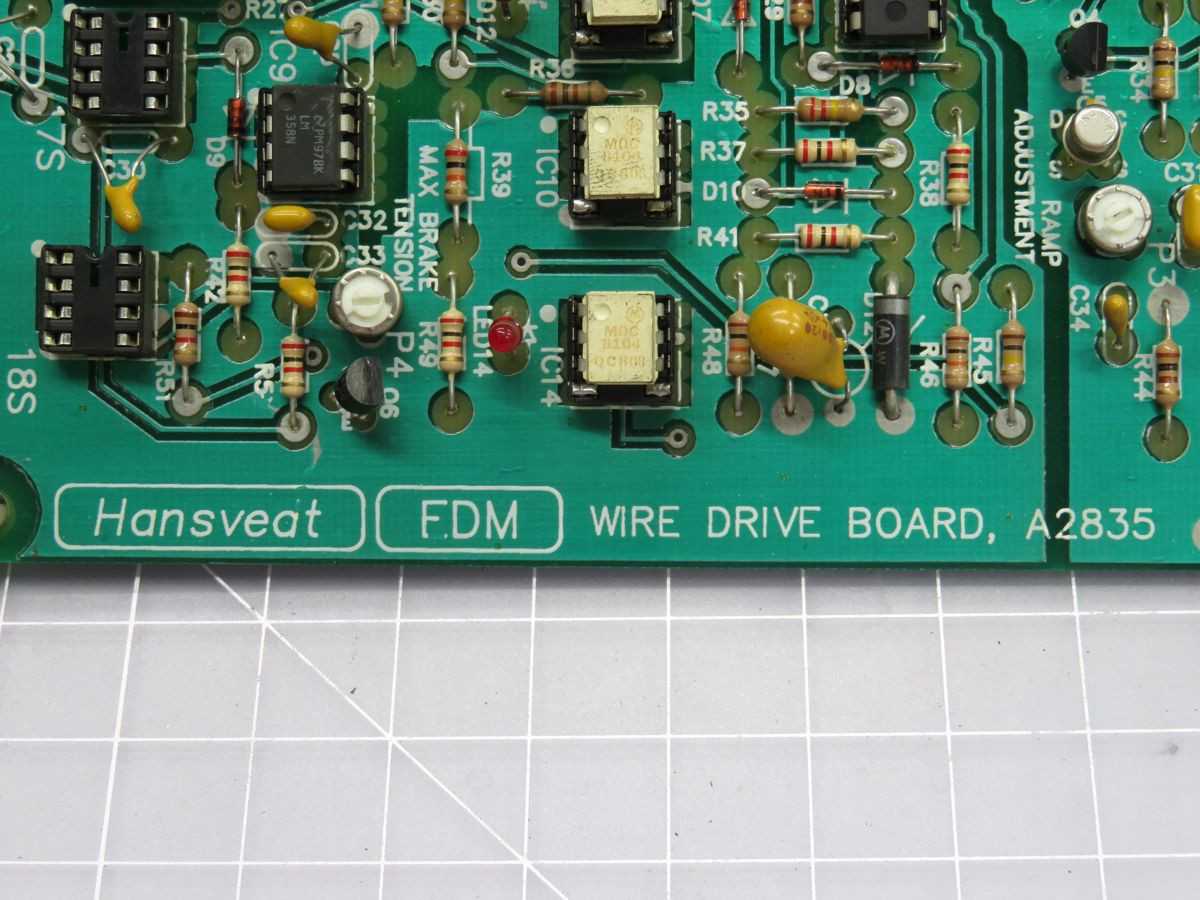 HANSVEDT A2835 WIRE DRIVE CIRCUIT BOARD T248778 - PCB CIRCUIT BOARDS