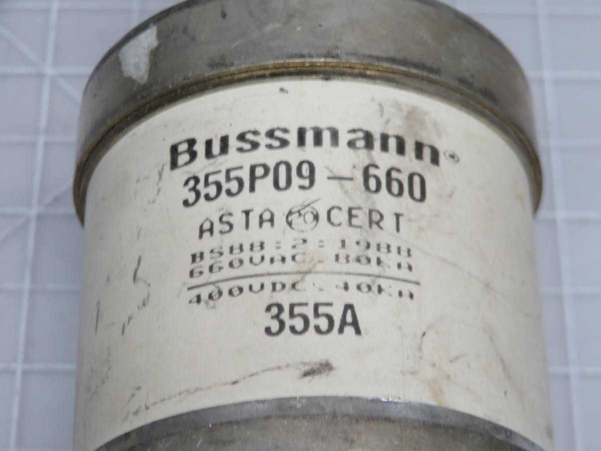 BUSSMANN 355P09-660 CSA FUSE 355 AMP T196068 - FUSES