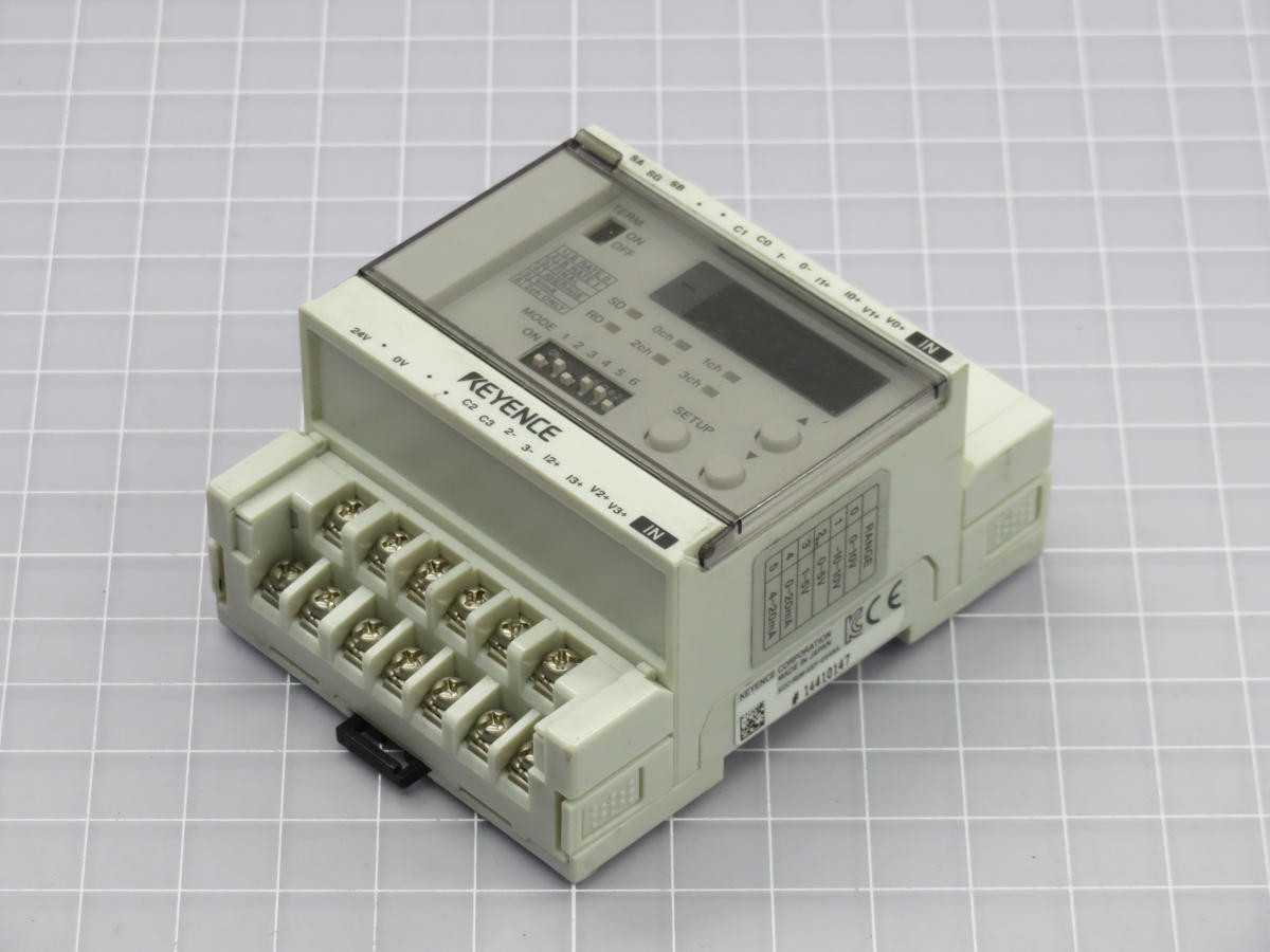 KEYENCE KL-4AD A/D CONVERSION UNIT T218117 - PLC MODULES