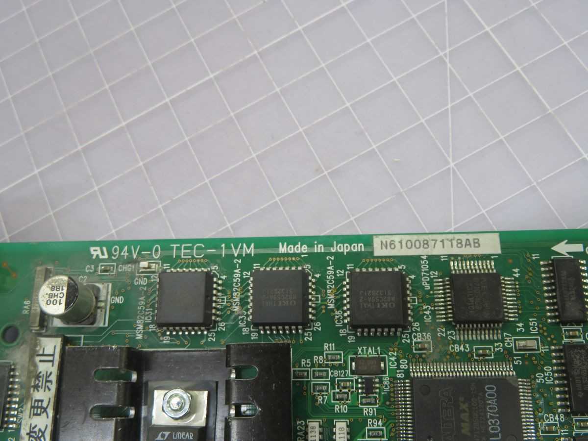 PANASONIC N610087118AB CPU BOARD T250066 - OPERATOR CONTROLS
