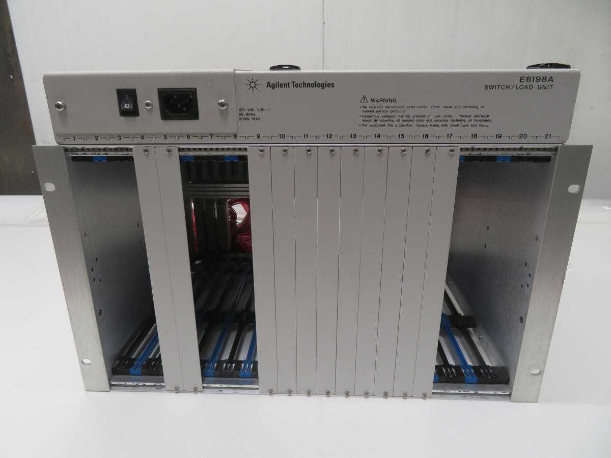 Agilent E6198A 21-Slot Switch/Load Unit T207488 - AUTOMATION & CONTROLS