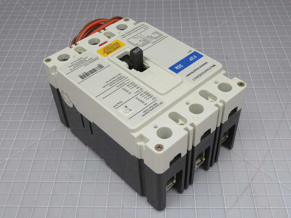 AUTOMATION DIRECT F3P-200-UVAC INDUSTRIAL CIRCUIT BREAKER T199117 - AUTOMATION & CONTROLS