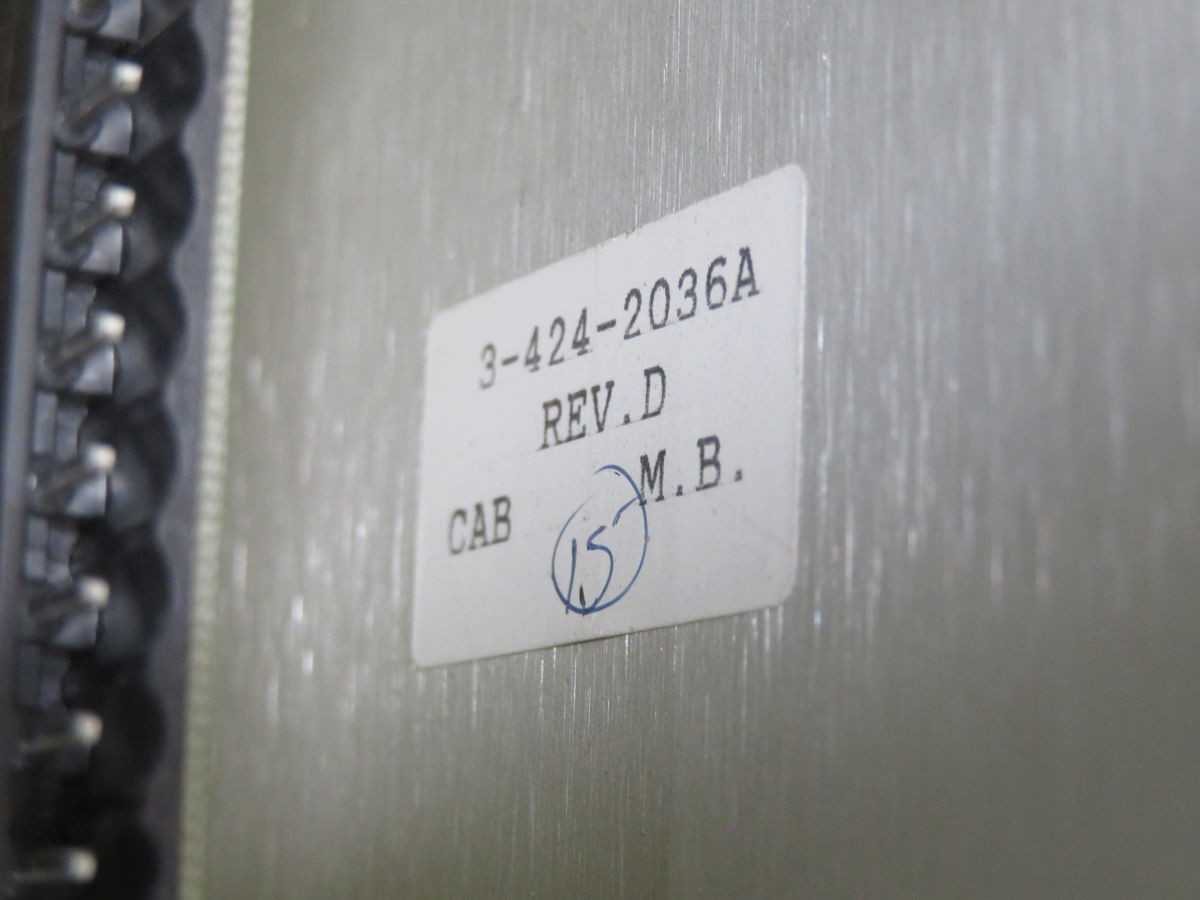 MILACRON 3-424-2036A I/O RACK T259256 - CONTROL CABINETS