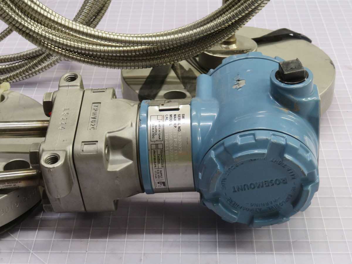 ROSEMOUNT 3051CD2A22A1AS2B4 PRESSURE TRANSMITTER T257855 - PRESSURE TRANSMITTER