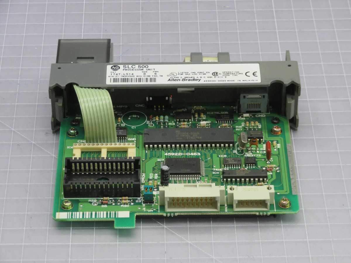 ALLEN BRADLEY 1747-L514 SLC500 PROCESSOR UNIT T231220 - AUTOMATION & CONTROLS