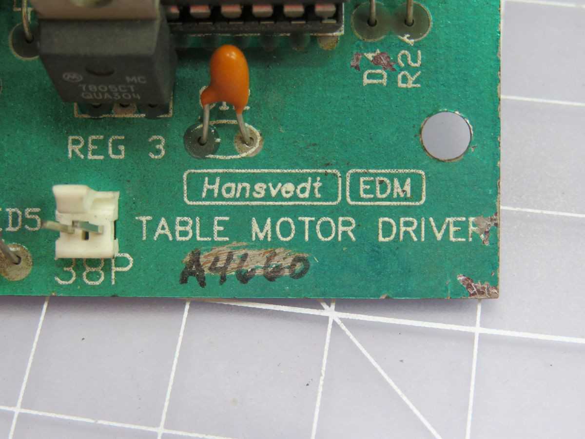 HANSVEDT A4660 Table Motor Driver Board T248825 - PCB CIRCUIT BOARDS