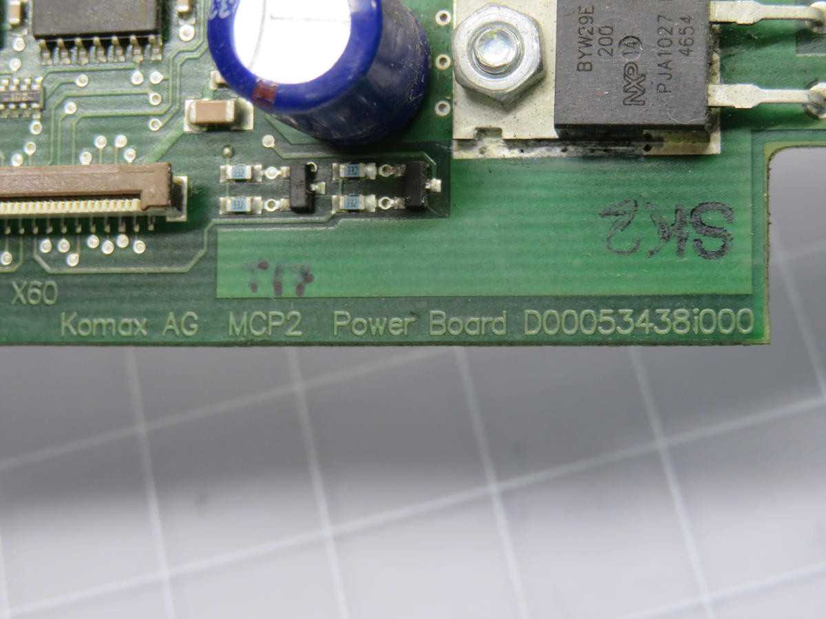 KOMAX D00053438I000 MCP2 POWER BOARD T218811 - PCB CIRCUIT BOARDS