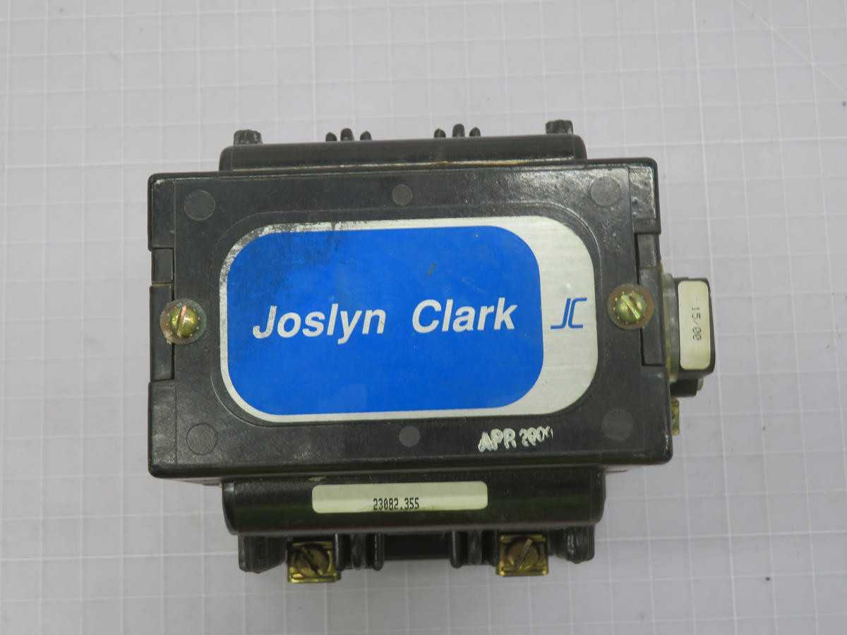 JOSLYN CLARK 7401-1020-22 CONTACTOR T222914 - DC CONTACTOR