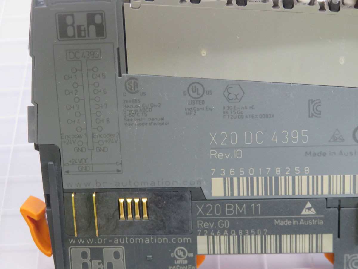 B&R X20 DC 4395 COUNTER MODULE T260446 - MOTOR DRIVES