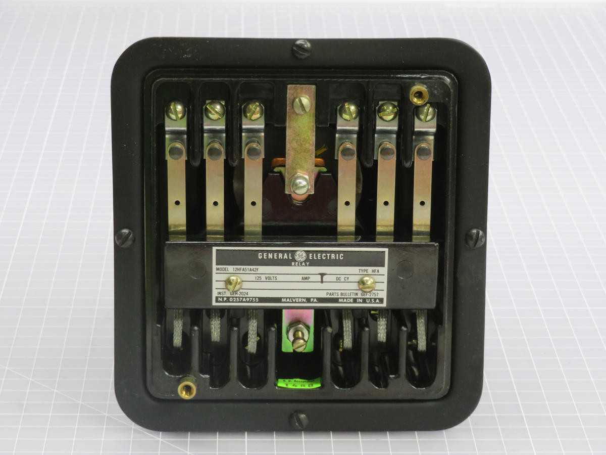 GE 12HFA51A42F AUXILIARY RELAY T239361 - ELECTRICAL RELAYS