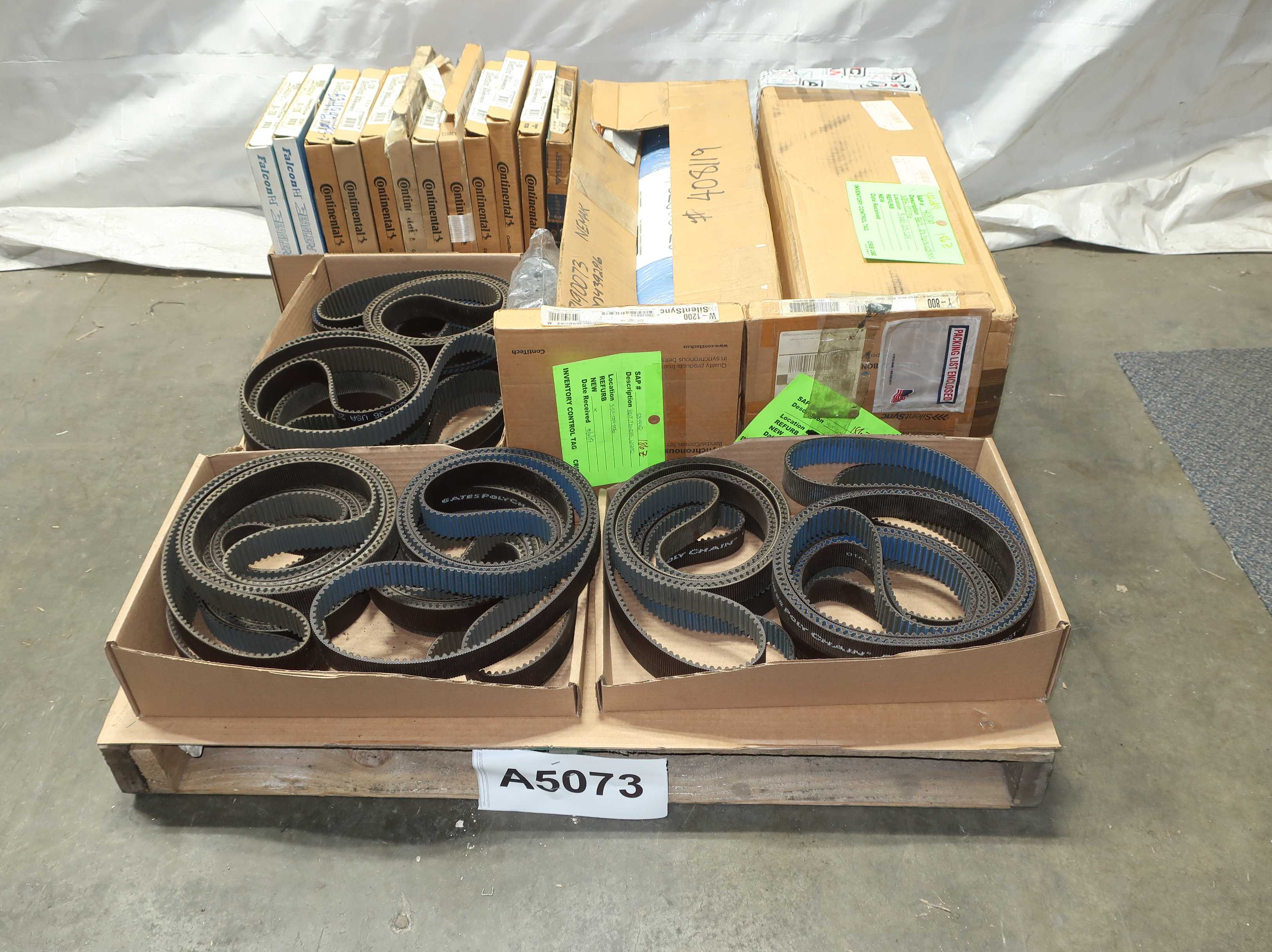 PALLET OF ASSORTED BELTS - BELTS