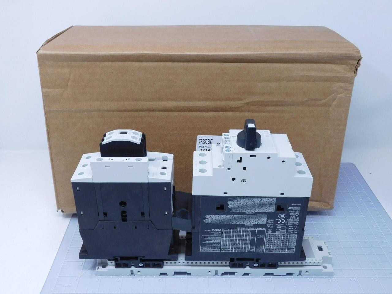 EATON XTSC040DDT-JW1 MANUAL MOTOR CONTROLLER 40 A 24-27 VDC COIL T129753 - INDUSTRIAL PARTS