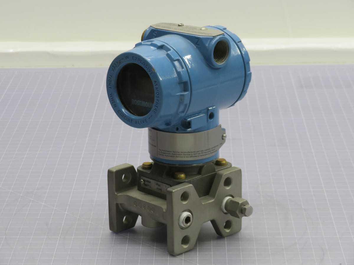 Rosemount 3051CG1A02A1AH2 0-25 In H2O Differential Pressure Transmitter - PRESSURE TRANSMITTER