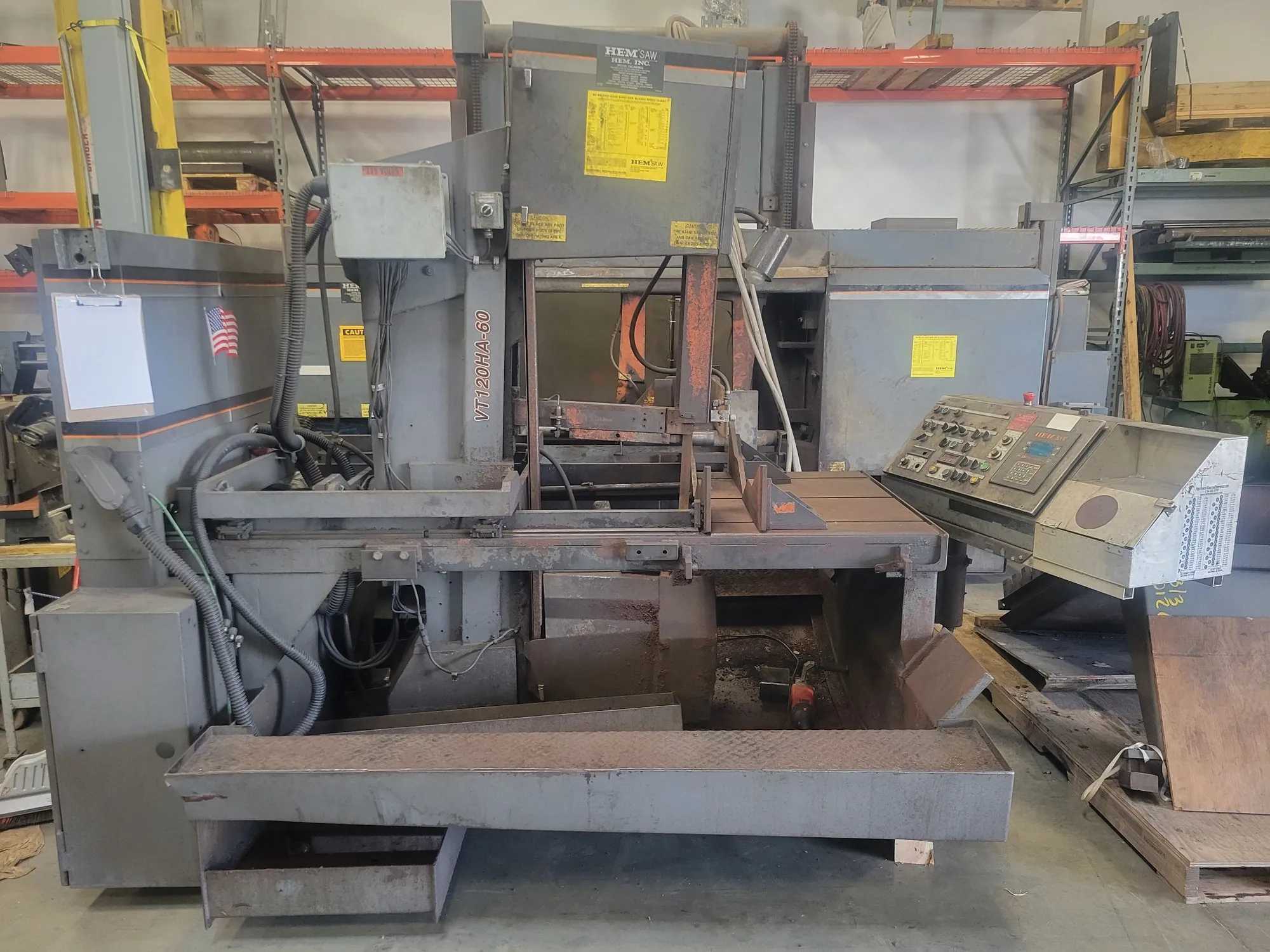 2007 HEM VT120HA-60 CNC Smart Saw, 7.5 HP, Fully Automatic, 18" Throat Depth - VERTICAL BAND SAWS