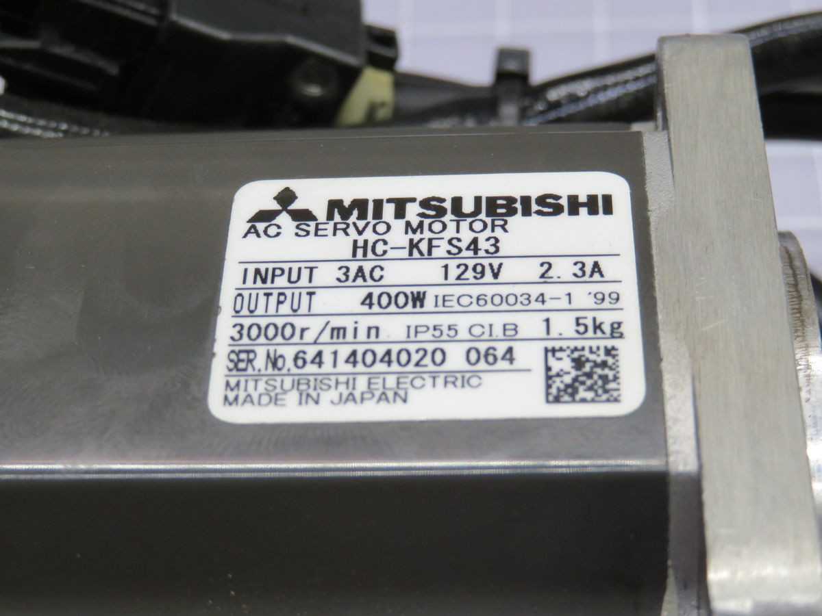 MITSUBISHI HC-KFS43 AC SERVO MOTOR T253640 - SERVO