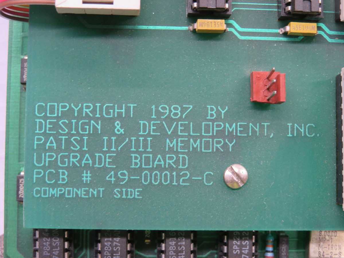 DESIGN & DEVELOPMENT 49-00012-C UPGRADE CIRCUIT BOARD T258593 - PCB CIRCUIT BOARDS