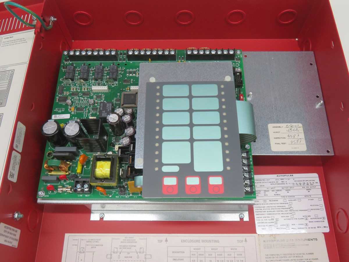 AUTOPULSE Z-10 AGENT RELEASE CONTROL SYSTEM W BROKEN KEY T259637 - AUTOMATION & CONTROLS