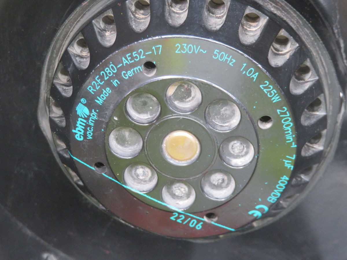 EBM PAPST R2E280-AE52-17 CENTRIFUGAL FAN - BLOWER FAN