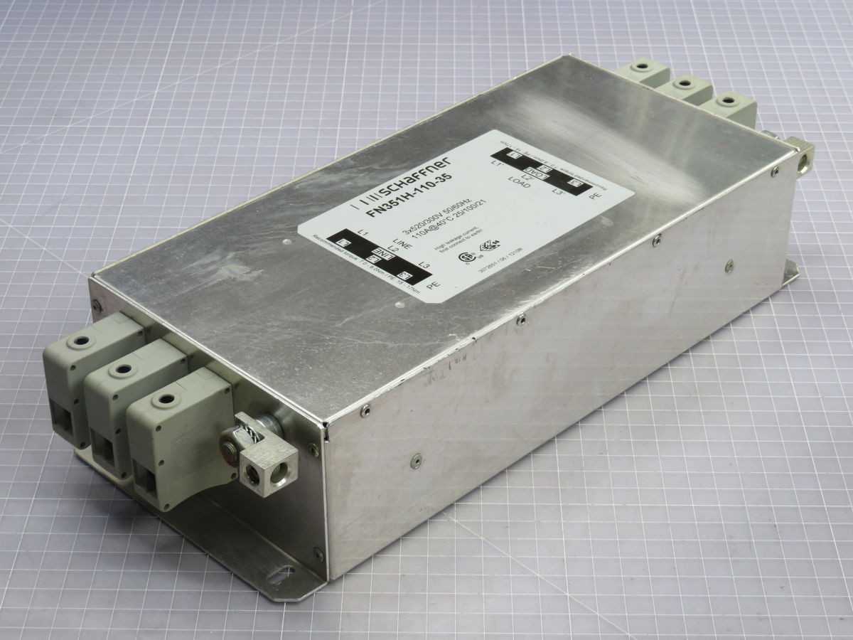 SCHAFFNER FN351H-110-35 POWER LINE FILTER T248066 - LINE FILTERS