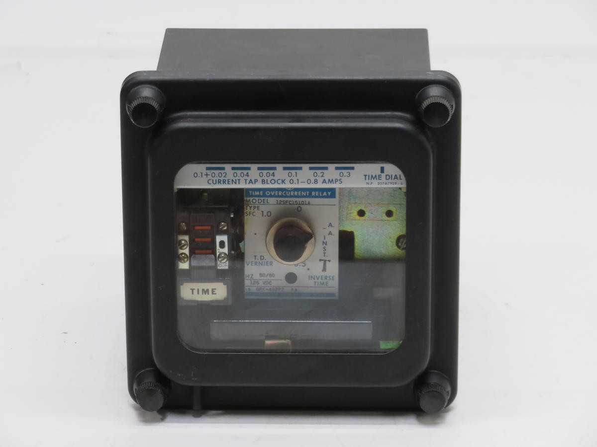 GE 12SFC151D1A TIME OVERCURRENT RELAY TYPE SFC T210317 - ELECTRICAL COMPONENTS