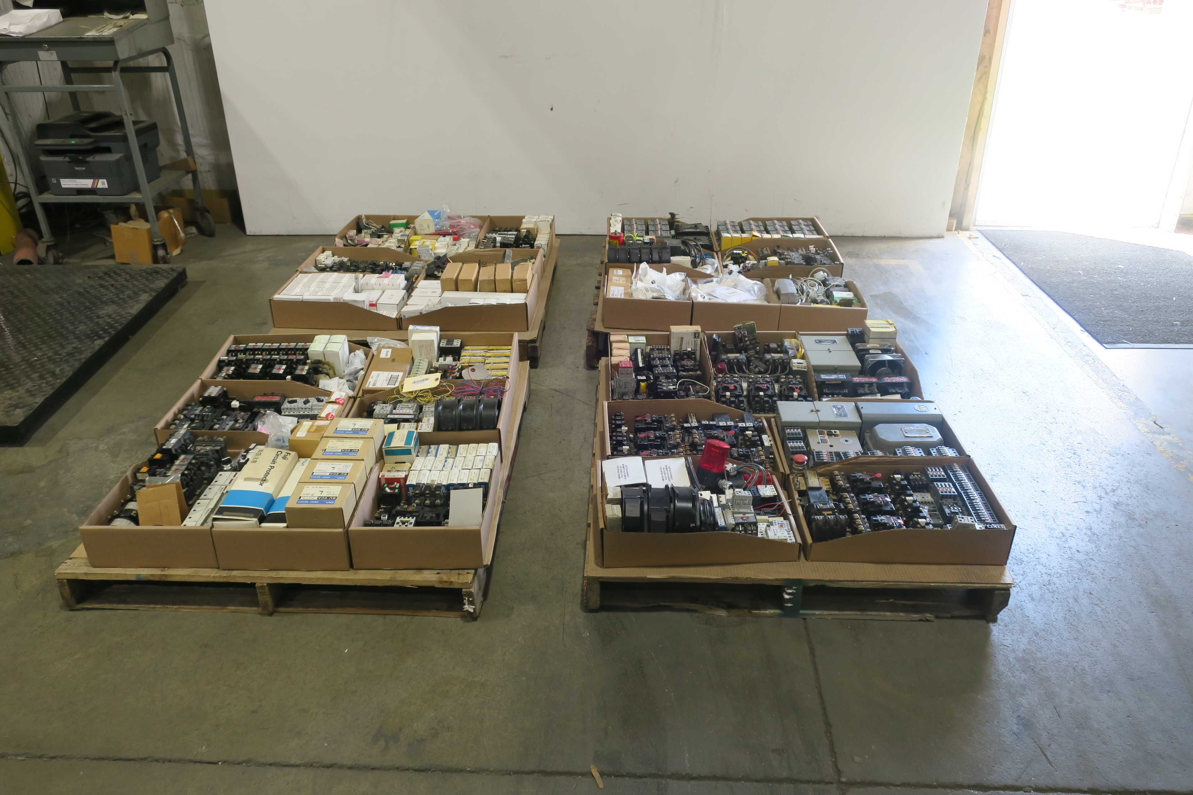 SKU 1787382 - 4 PALLETS OF ASSORTED ELECTRICAL & AUTOMATION - ELECTRICAL COMPONENTS