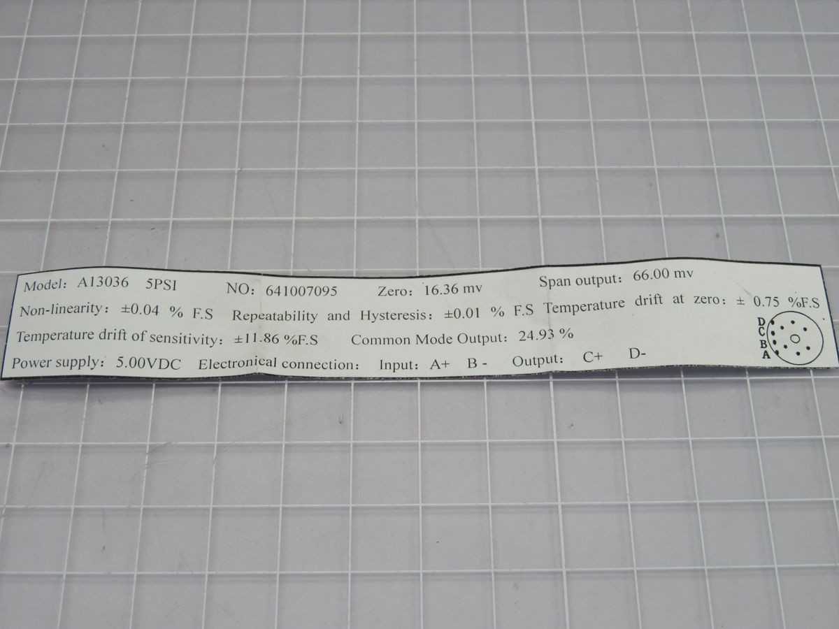 LOT OF 20 A13036 PRESSURE SENSOR T257269 - SENSORS