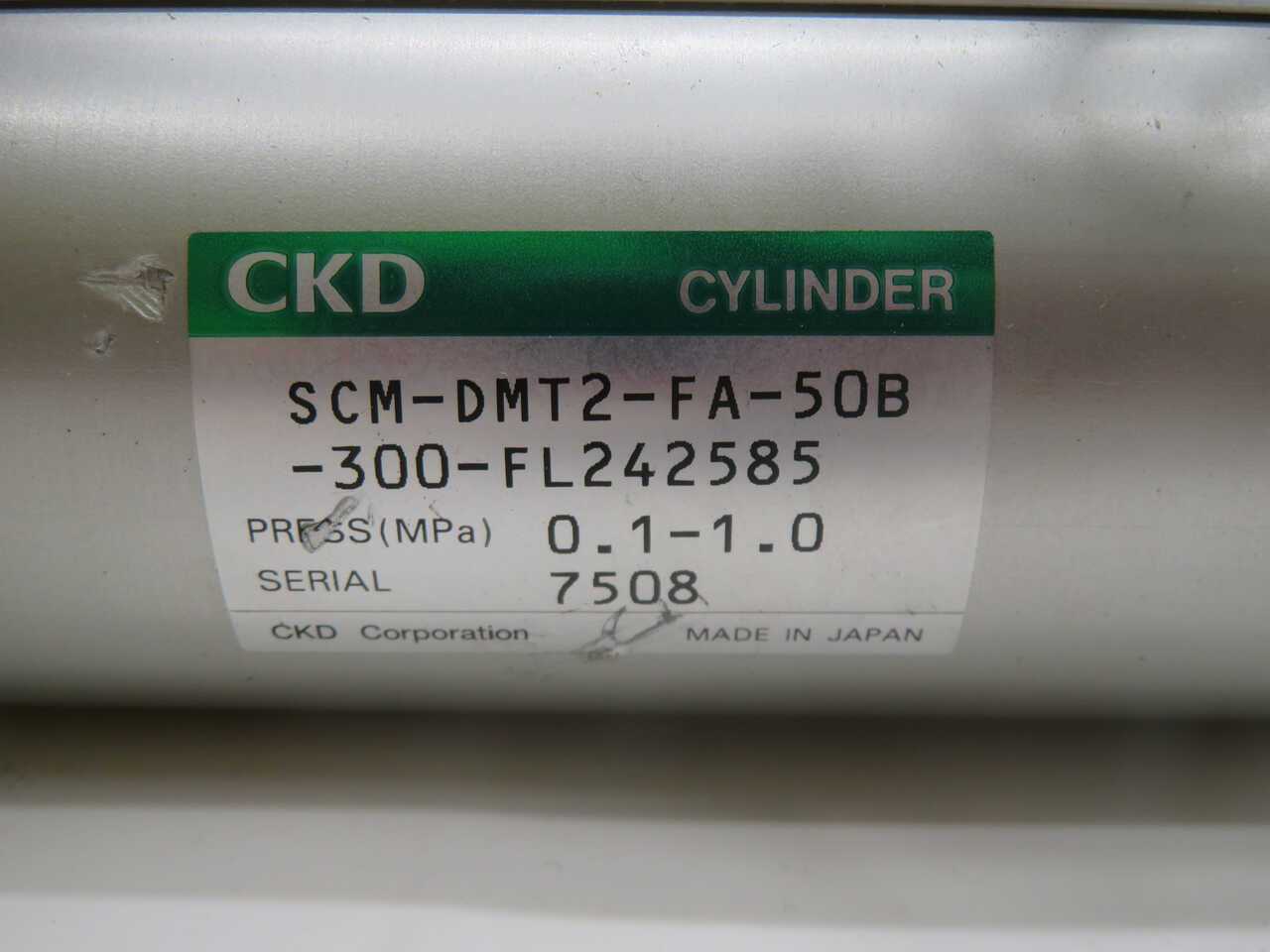 CKD SCM-DMT2-FA-50B-300-FL242585 PNEUMATIC CYLINDER T269926 - PNEUMATIC CYLINDERS & ACTUATORS