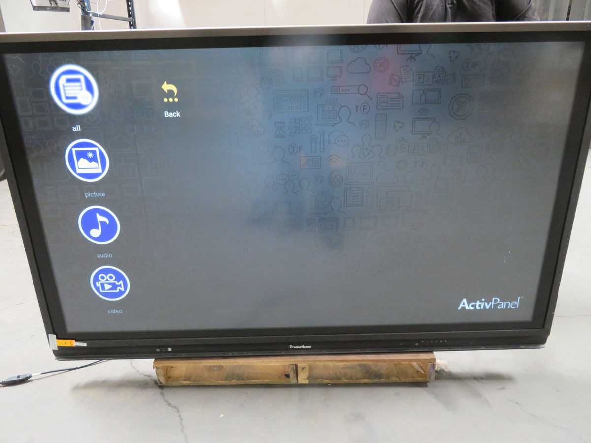 PROMETHEAN AP5-75 ACTIVPANEL INTERACTIVE DISPLAY PANEL T257782 - OPERATOR INTERFACE PANELS