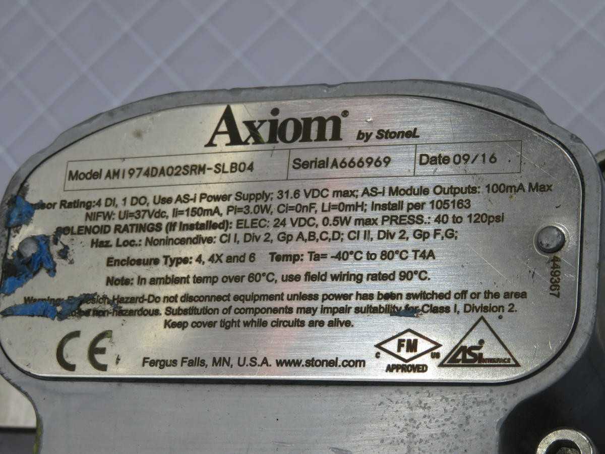 AXIOM AM1974DA02SRM-SLB04 T216837 - SENSORS