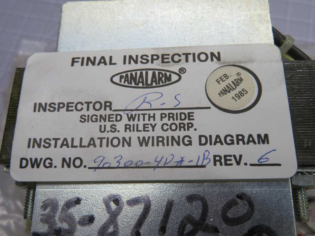 PANALARM 090-0004-3-01-B 90300-4PX-1B FINAL INSPECTION T235179 - PCB CIRCUIT BOARDS