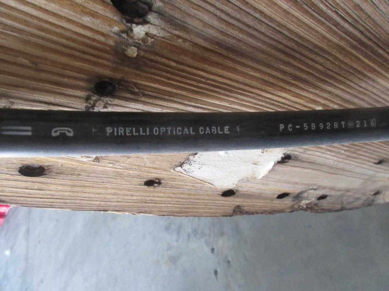 PIRELLI PC-5B92RT-216 DRI-FLEX SINGLE MODE FIBER OPTIC CABLE 216 FIBER 28 E 450 FT - FIBER OPTIC CABLE
