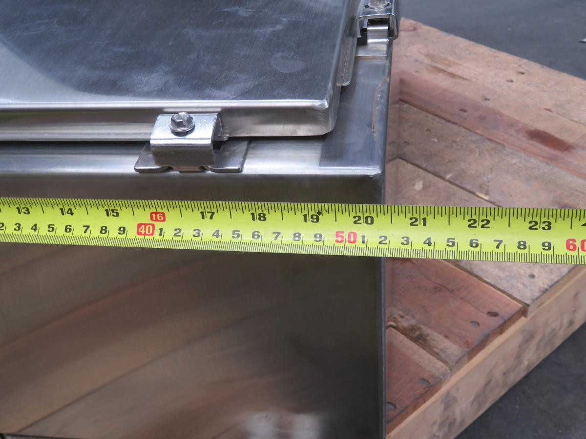 AUSTIN A-2844 SS ENCLOSURE 24X20X12 T240920 - ELECTRICAL ENCLOSURES