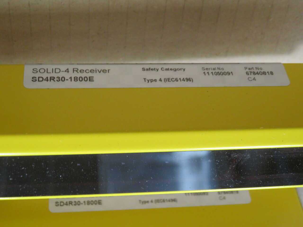 LEUZE SD4R30-1800E 67840818 SAFETY LIGHT CURTAIN RECEIVER - SENSORS