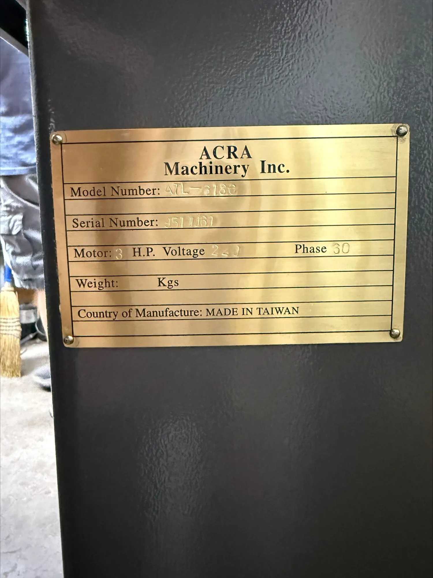 2 Acra ATL618E Tool Room Lathe, Similar To Hardinge HLV-EM - MANUAL LATHES
