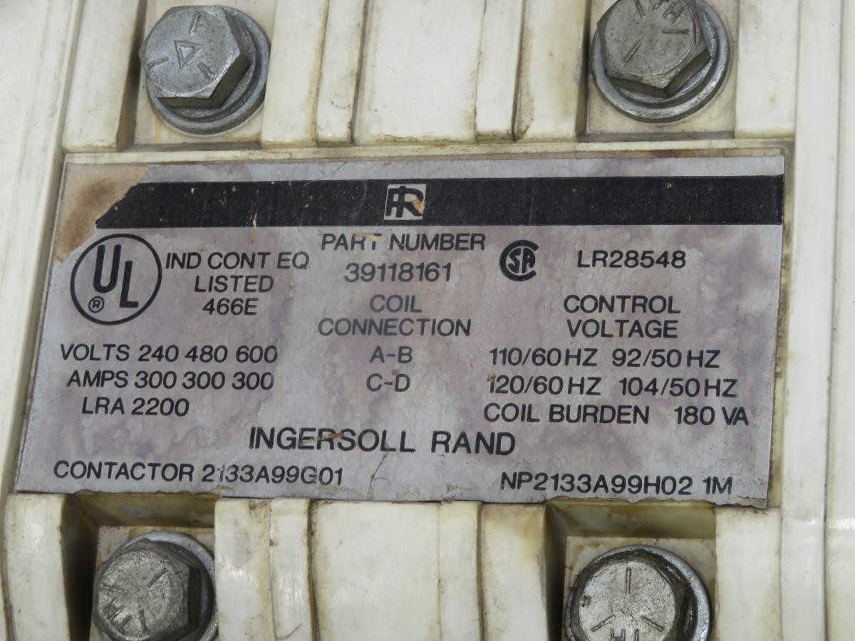 INGERSOLL RAND 39118161 CONTACTOR T205897 - CONTACTORS