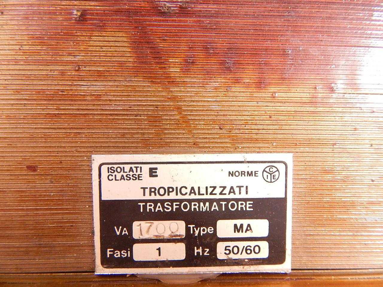 Tropicalizzati MA 1700 VA Transformer T78423 - High Efficiency Power Solution - POWER TRANSFORMERS