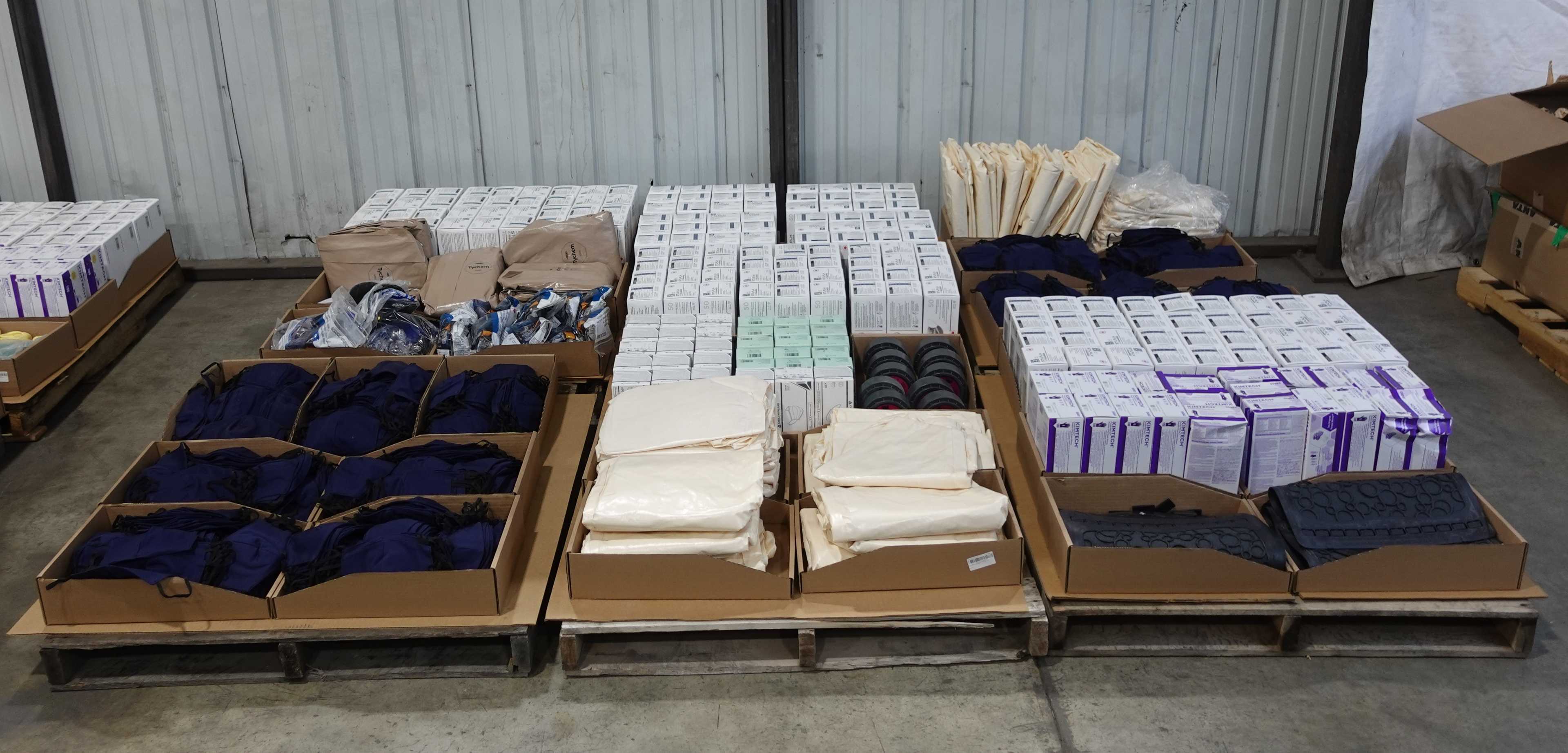 SKU 1762068 - 6 PALLETS OF ASSORTED PPE - PPE