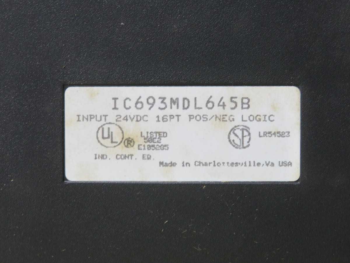 GE FANUC IC693MDL6458 Input Module T234421 - PLC MODULES
