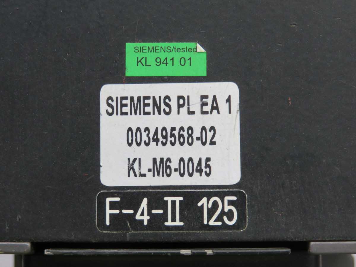 Siemens 00349568-02 Comp-Vision LL SIPLACE T248241 - High Precision Automation Solution - AUTOMATION & CONTROLS