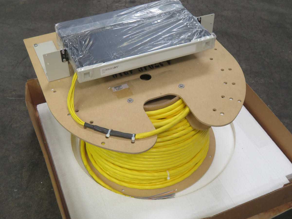 COMMSCOPE FMT-DN2A71220-A24P FIBER CABLE ASSY. SINGLE MODE 24 FIBER 400FT T238513 - FIBER OPTIC CABLE